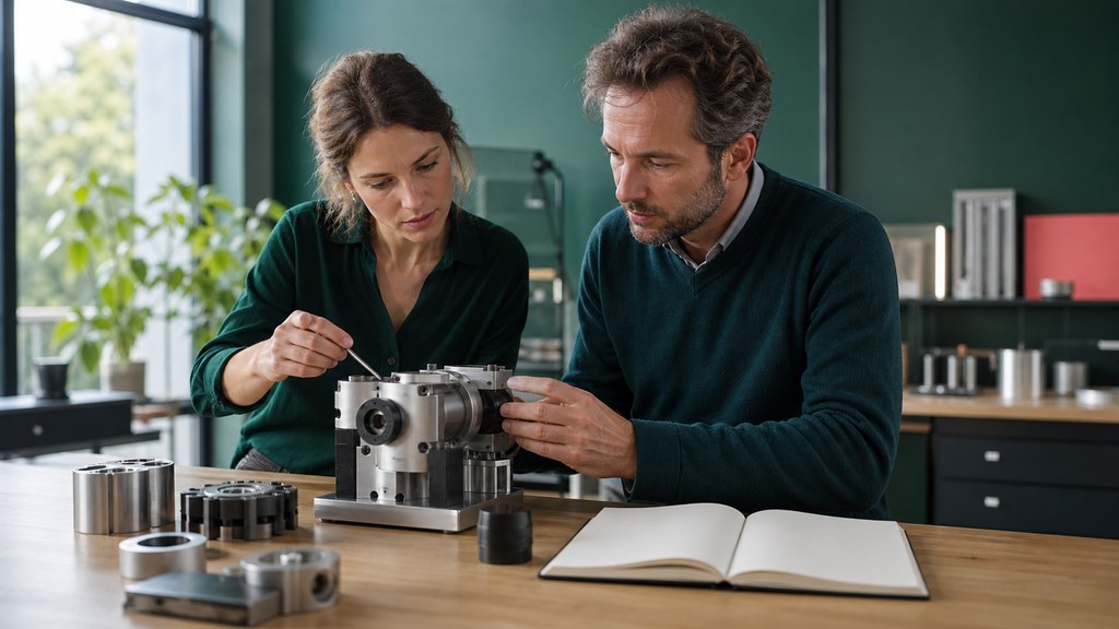 Équipe de recherche documentant un essai technique