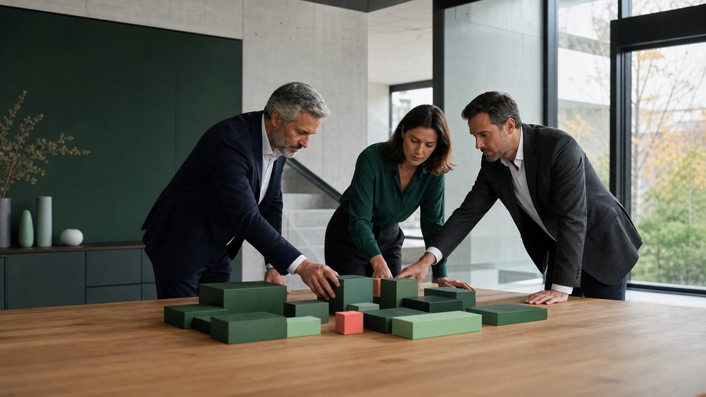 Organigramme de holding préparé avant la création